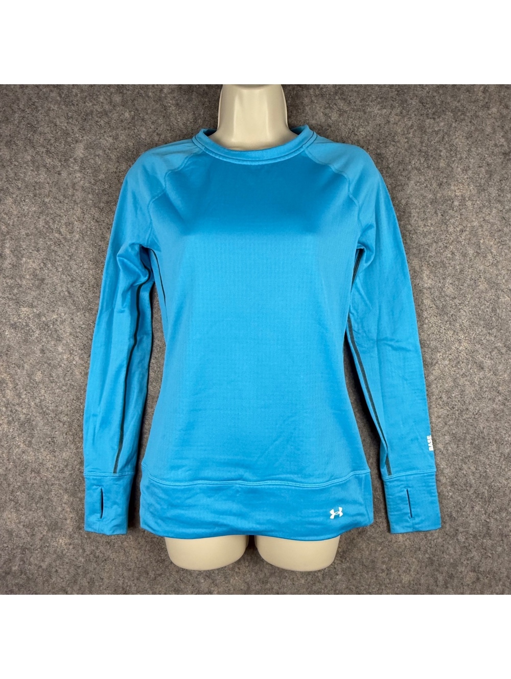 Under Armour Base 2.0 Fitted Long Sleeve Baselayer Shirt Blue Women Small 320